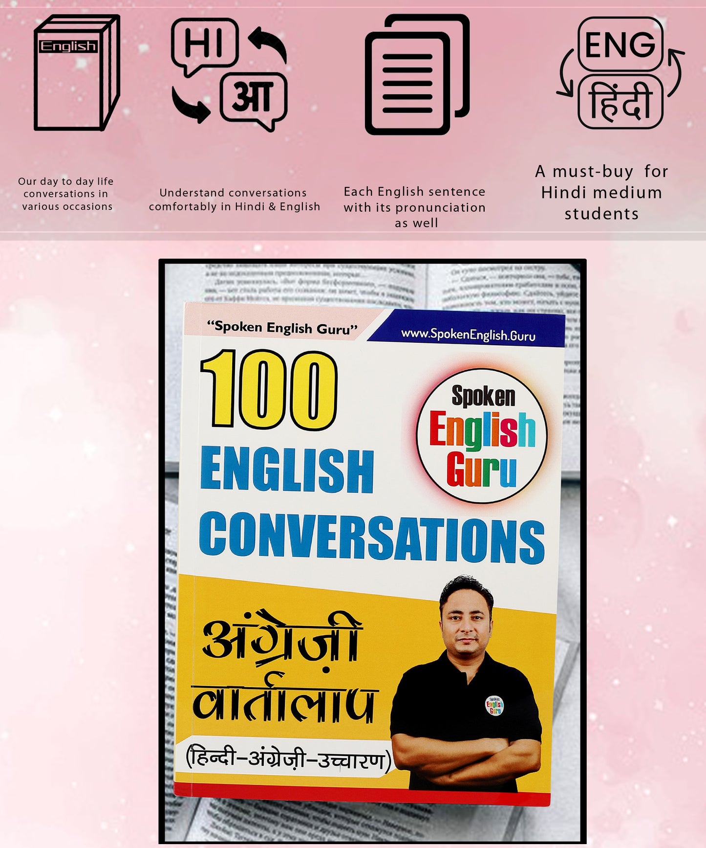 English Conversations Book - Daily Life Situation-based Conversations