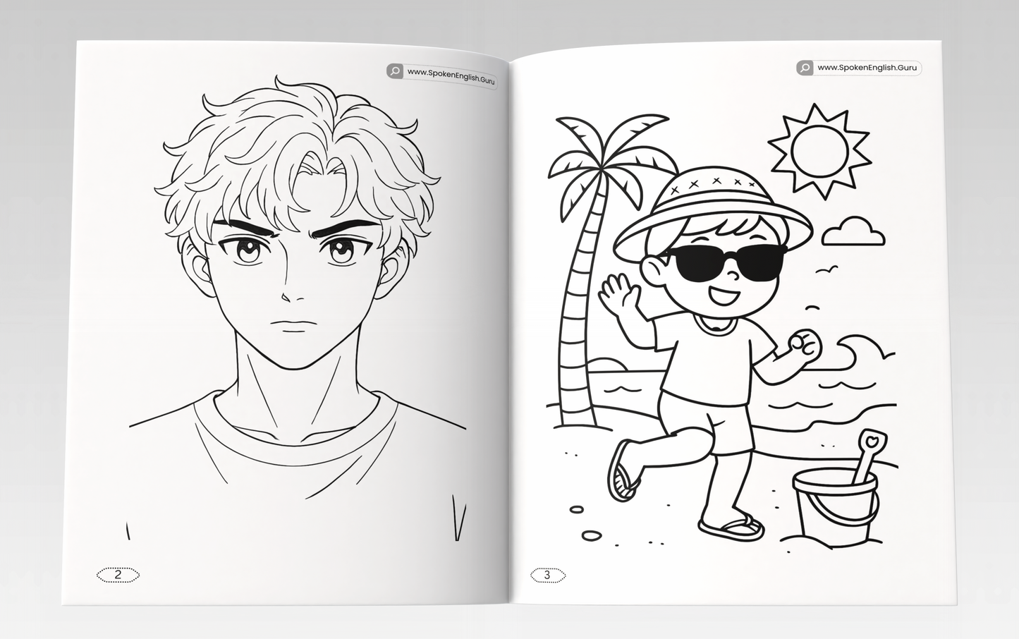 My Kids First 365 Colouring Book by Spoken English Guru