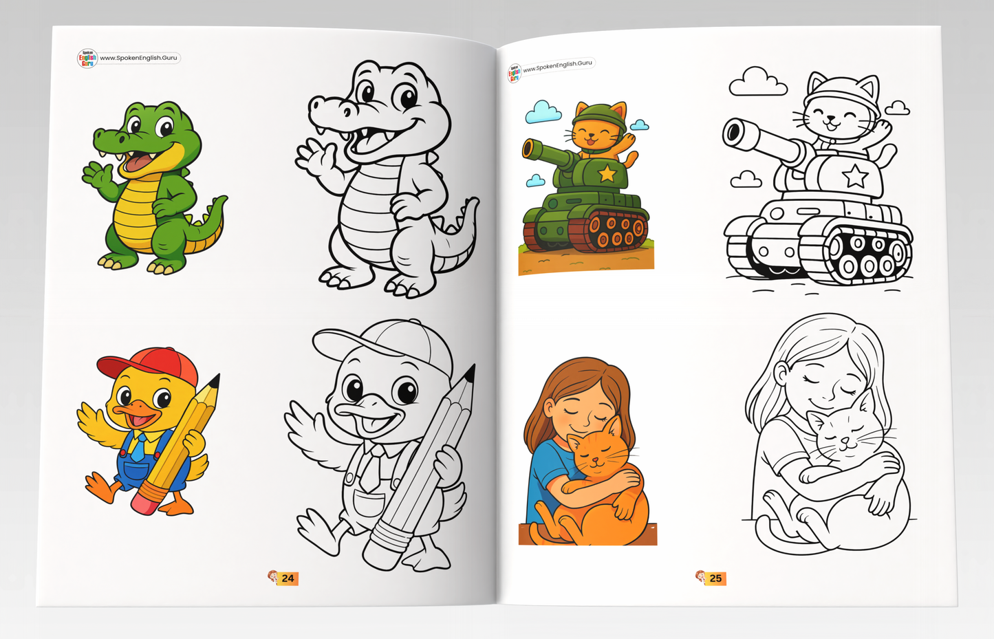 My Kids First 111 Copy Colouring Book by Spoken English Guru