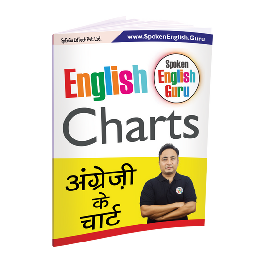 Spoken English Guru English Charts Book
