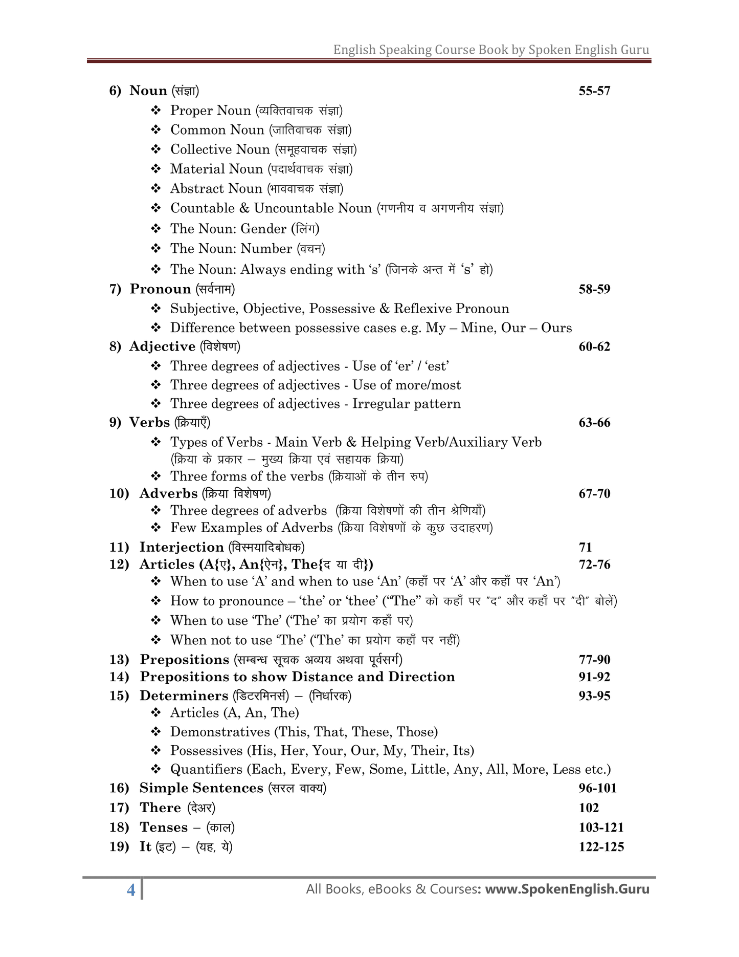 English Speaking Course Book {With Basic to Advanced Complete Grammar & Spoken Topics} - Latest 2025 Edition - 32 Lakh+ Readers